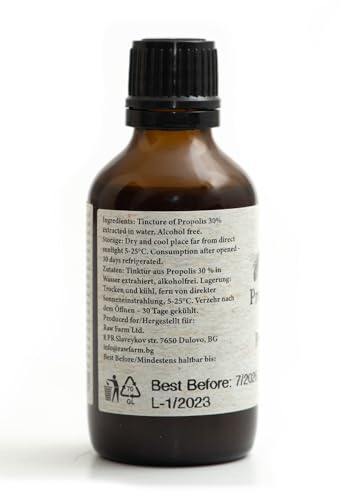 Raw Farm - Propolis Tinktur 30% - Alkoholfrei von Raw Farm Imkern 50ml