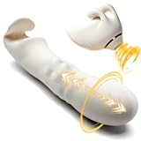 Rabbit Vibratoren Dildo Vibratorensets für Frauen mit 9 Stoß- und Schwungmodi Klitoris-Sauger Sex Spielzeug für die Frau Klitorisstimulation G Punkt Leise Starke Leck Vibratorset Sex Toyset Woman +APP