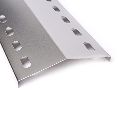 GFTIME 41 x 14cm Edelstahl Universal Brennerabdeckung Ersatzteile für Tepro Richfield, Allgrill Modell CBD-410BYB, Napoleons Rogue 2, Mayer Barbecue, Coobinox, Buffalo Grill, 4 Stück