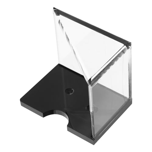 Beaupretty Caja de Póquer Acrílica Transparente para Cartas Soporte Organizador Resistente y Antideslizante Almacenamiento Práctico para Barajas y Fichas de Unidades