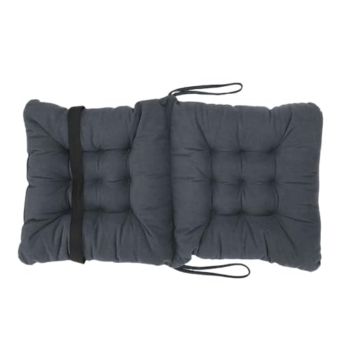 Coussin de chaise en chenille Irfora de qualité supérieure avec dossier intégré
