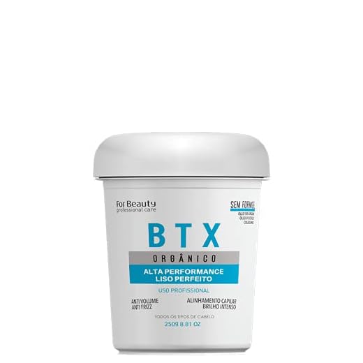 For Beauty BTX Orgânico - Botox Alta Performance Sem Formol 250g