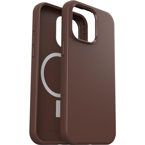 Image of OtterBox iPhone 15 Pro MAX (Only) Symmetry Series Case - Chocolate BAR (Brown), Snaps to MagSafe, Ultra-Sleek, Raised Edges Protect Camera & Screen