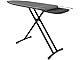 Laurastar Bügelbezug Universalcover Grau, Einzigartiges Laurastar-Design, 131cm x 55cm, 100 % Baumwolle, Praktisches Klipp-System, Geeignet für alle Bügeltische anderer Marken, Waschmaschinenfest