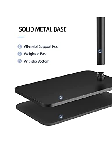 Hibori Projector Stand Floor Projector Mount Adjustable Height 16 To 48 Inch Universal Projector Ceiling Mount 360 Degree Rotation Compatible With Epson, Xgimi, Vankyo, Jinhoo, Auking #TOP3