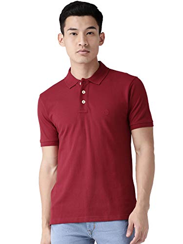 Image of CHKOKKO Men's Cotton Regular Fit Half Sleeves Polo T-Shirt