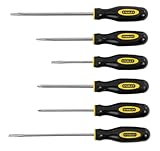 Stanley 6 Piece Standard Fluted Screwdriver Set