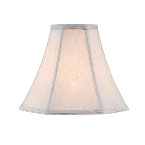 Aspen Creative Corporation 34010 Handsewn Pagoda Spider Lamp Shade In Beige Linen Fabric thumb #1