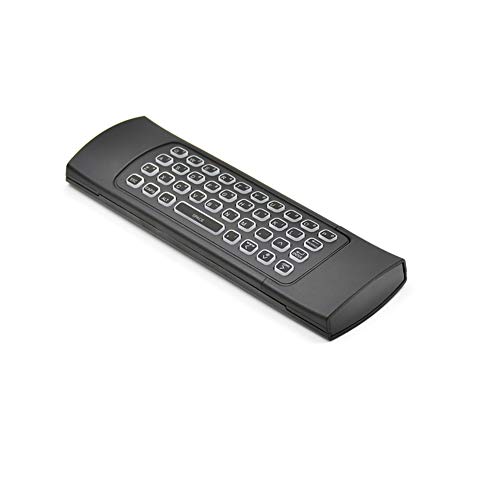 Fliegende Maus Weiße Hintergrundbeleuchtung 2.4G Kabellose Tastatur Intelligente Fernbedienung 6-Achsen-Gyroskop