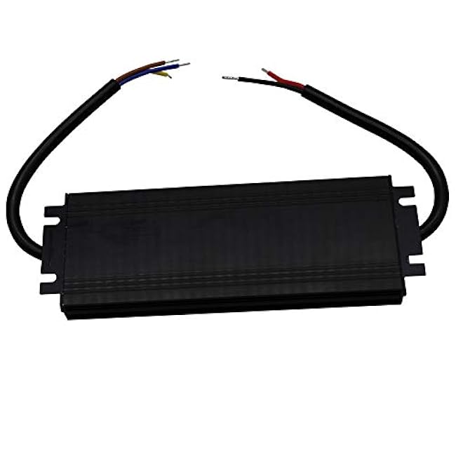 Power Supply 12VDC 10A 120W Waterproof IP67 Outdoor Aluminum 18mm Slim 110V 120V 12V Converter Constant Voltage for DC 12Volt LED Strip Lights Signs (CLPS120-W-12)