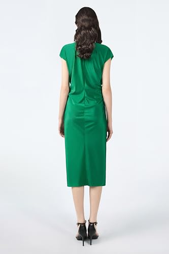 Robe de cocktail drapée pour masquer les rondeurs soirée taille 40