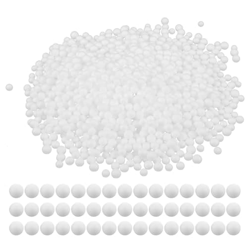 Alasum 1paquete Relleno para Puff y Cojines Bolitas de Espuma Ligeras para Almohadas Sofás y Manualidades Paquete Unidad Multiusos Decorativo y Fácil de Usar