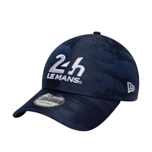 Casquette 9FORTY Le Mans New Era bleu foncé motif camouflage chapeau de sport réglable