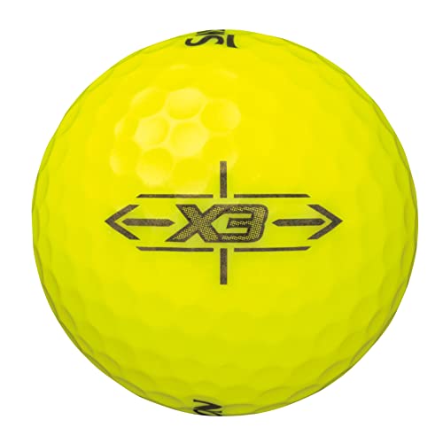 DUNLOP ダンロップゴルフボール SRIXON X3 2022年モデル 1ダース(12個入り) イエロー 5枚目