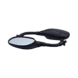 Spiegelhöhe ca. 130mm Spiegel Satz Links + rechts M8 Gewinde Universal für Mokick Roller Yamaha Piaggio Speedfight BMW Gilera Runner Zündapp Vespa Grand Sport LX