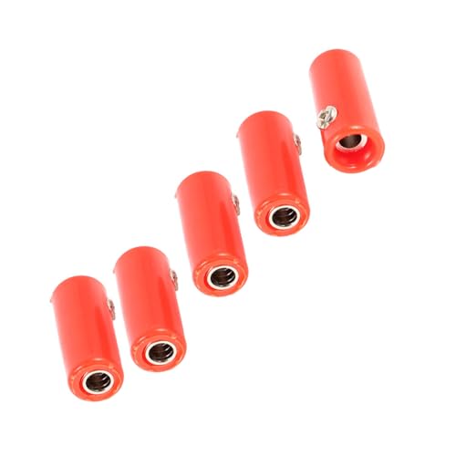 uxcell 5 piezas conector banana hembra 4mm miniatura 3