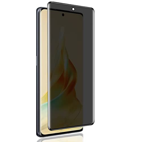 Yiunssy Protector de pantalla Privacidad para OPPO Reno 8T 4G Cristal Templado, Cobertura Completa/Dureza 9H,Anti Espía Privacy Vidrio Templado para OPPO Reno 8T 4G