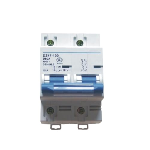 Disyuntor MCB de 80A contra sobrecargas para proteger tus equipos de 400V