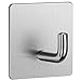 6 Pezzi Ganci Adesivi 3M Ganci Appendiabiti in Acciaio Inox SUS304 Set di Ganci Cucina Forte Impermeabile Rimovibile senza Tracce per Bagno Cucina Porta/ Gancio per Cucina e Bagno