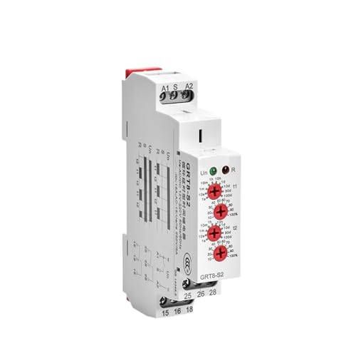Relais à cycle infini automatique GRT8-S pour minuterie industrielle double temps AC220V