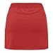 Girls Athletic Tennis Skirts with Bulit-in Shorts, Colorblock Casual High Waist Stretchy Flared Mini Skater for 2-13 Years