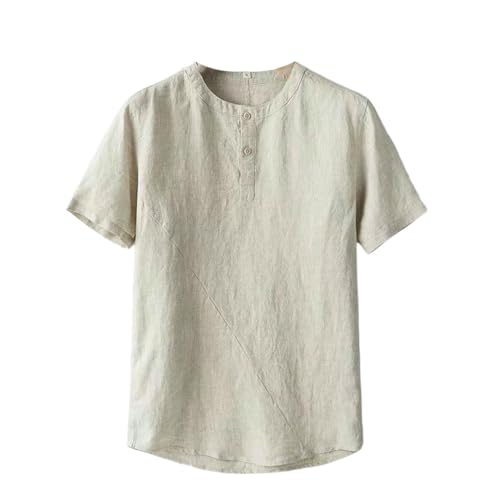 Chemise d'été homme style chinois ample col montant contre la chaleur