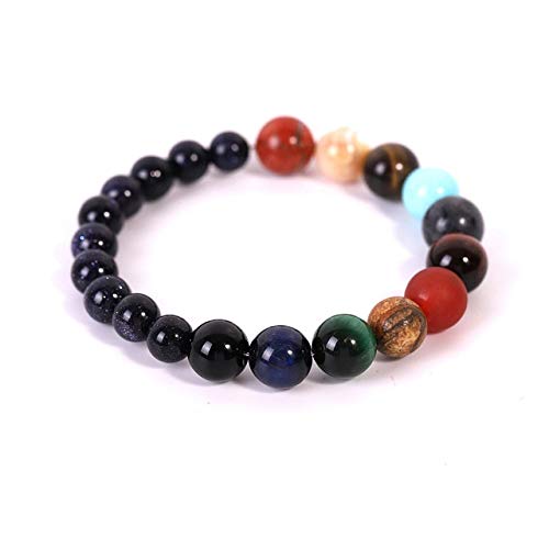 Generic Eight Planets Bead Bracelet Women Natural Stone Universe Yoga Bracelet Chakra (8MM and 10MM) (B084GL75FL) Amazon Price History, Amazon Price Tracker