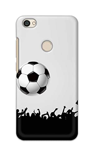 Image of Printed Hard Back Cover Case for Mi Redmi Y1 Back Cover (Football Icon) -1302