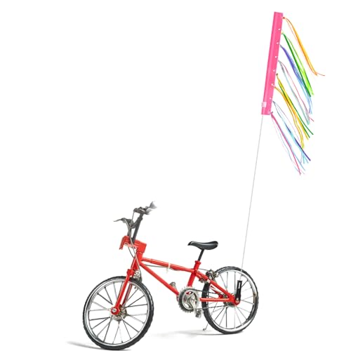 CHCAES Fahrrad Fahne Reflektierende Wimpel Stange Fahrrad Sicherheitswimpel...