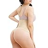 Nebility-Women-Butt-Lifter-Shapewear-Hi-Waist-Tummy-Slimmer-Thong-Panty-Seamless-Body-Shaper-Shorts Nebility Women Butt Lifter Shapewear Hi-Waist Tummy Slimmer Thong Panty Seamless Body Shaper Shorts (M/L, Beige(Thong Panty))
