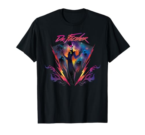Disney Villains Dr. Facilier 90s Rock Band Neon T-Shirt