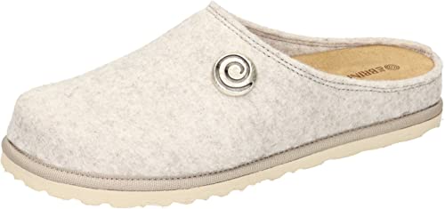 Chausson Dr. Brinkmann Femme 320175-81 mule confortable en feutre gris