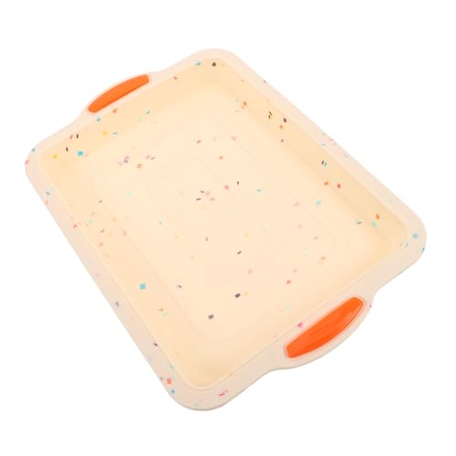 RORPOIR Non-stick Silicone Square Baking Pan for Cakes and Brownies Flexible Bakeware for Home Baking Versatile Design for Creative Treats
