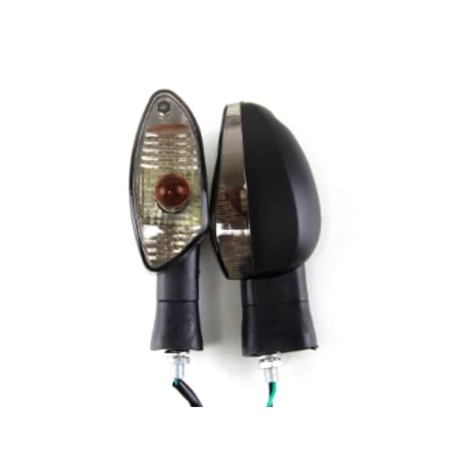 Luz señal giro motocicleta ahumada que mejora la visibilidad en ruta para Honda Hornet 900