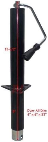 2000lb Trailer Boat Rv Jack Tongue Bolt Weld on A-frame