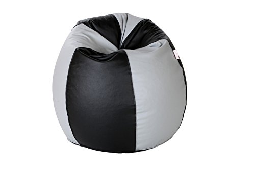 Image of Comfy Bean Bag XXXL Size Black + Grey Without Fillers - Cover Only