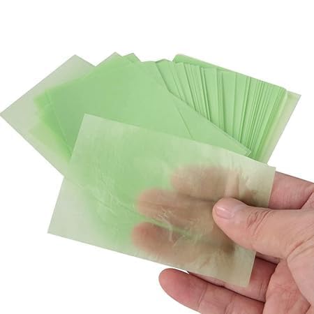 BALTHAZAR,Green Tea Infused Premium Oil Blotting Sheets,100pcs personal face oil blotting paper bamboo charcoal oil absorbing sheets natural green tea oil absorbent paper. (100 Sheet) (GREEN) 1