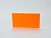 Falken Design FLUOR-OR9096-1-8/1212 Acrylic Fluorescent Orange Sheet, 35% Transparent , 12" x 12", 1/8" Thick