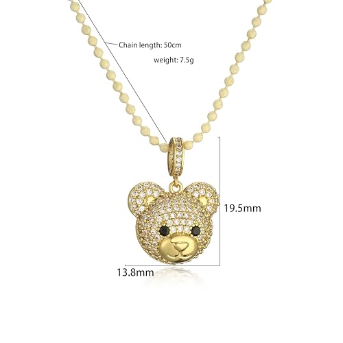 Collier griffe d'ours au design perlé et audacieux - 7
