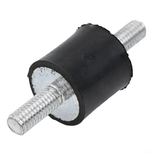 Rubber Buffer Set with M5 M6 M8 Thread Options, 4-Pack Vibration Dampers for Industrial Equipment, Silent Blocks with Rubber and Metal Construction for Engine and Compressor Applications(M5)