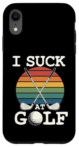I Suck At Golf Joke ʔSt s Ȓj St X}zP[X iPhone XR p
