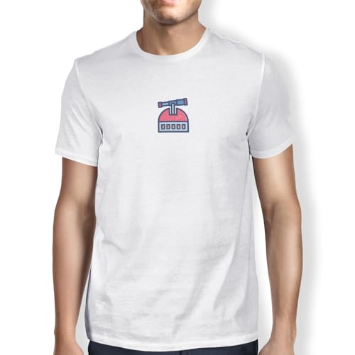T-Shirt Homme M Blanc Green Fish Fdmtsi-100007 col rond