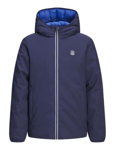 JACK & JONES Jprblubrook Veste réversible matelassée, Bleu Marin, M Homme