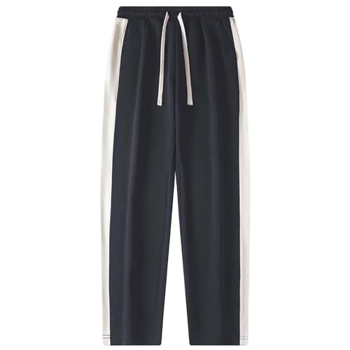 Pantalones de lino para hombre, para negocios, oficina, trabajo, cintura elástica inteligente, pantalones casuales de verano, playa, ligeros, de secado rápido, con puños elásticos, para senderismo al