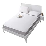 ABOOFAN Matratzenschoner, wasserdicht, integrierter Bezug, maschinenwaschbar