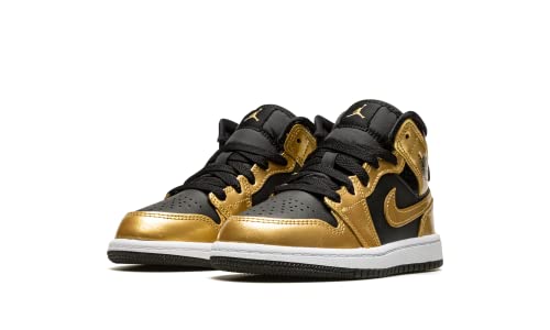 Jordan Preschool 1 Mid SE PS DR6968 071 Metallic Gold - Size 1.5Y2
