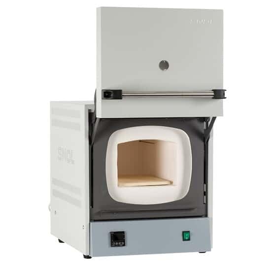 SNOL 8.2/1100 LHM01 Muffle Furnace, 8.2 , Upward Opening Door, 120V