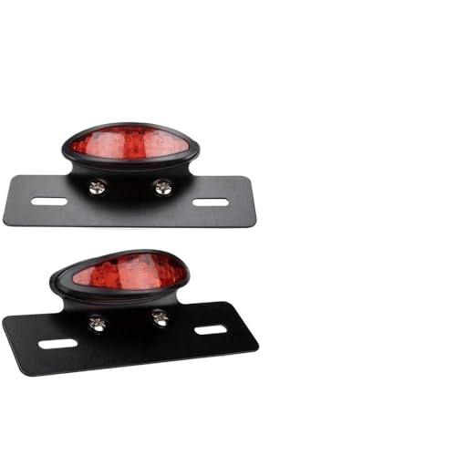 Luz trasera de moto para rutas nocturnas seguras con soporte