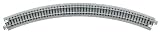 Kato USA Model Train Products Unitrack, 348mm (13 3/4") Radius 45-Degree Curve Track (4-Piece)