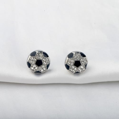 FUSTMW Soccer Earring Studs Soccer Gifts for Soccer Lover Earring Soccer Team Gifts Soccer Jewelry Soccer Gifts for Player Coach3